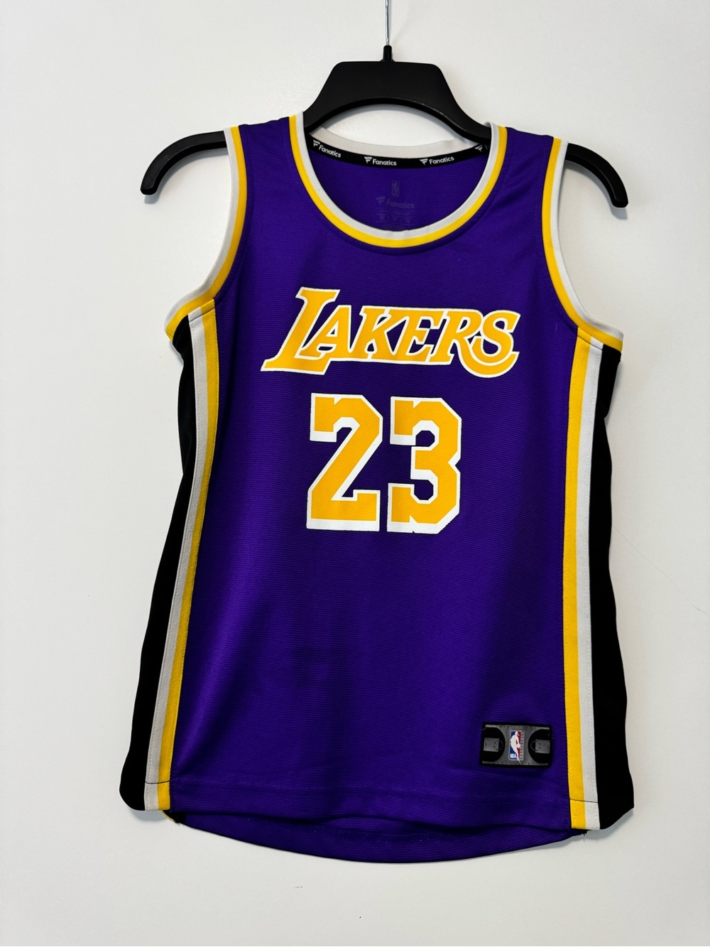 Fanatics Purple and Gold Lakers LeBron #23 Kids Jersey